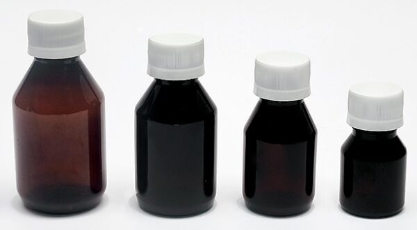 Botella Plastica Ambar 200Ml Pet