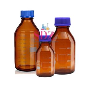 Frasco de Vidrio Ambar 100Ml Gl45