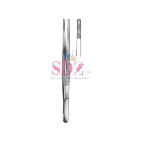 Pinza anatómica recta PG 125mm